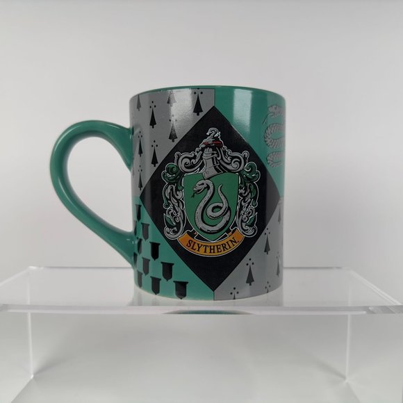 Harry‎ Potter Coffee Cup Slytherin Crest Mug Teal and Black - Picture 1 of 6